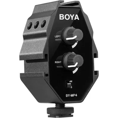 BOYA BY-MP4 2-Kanal-Audioadapter
