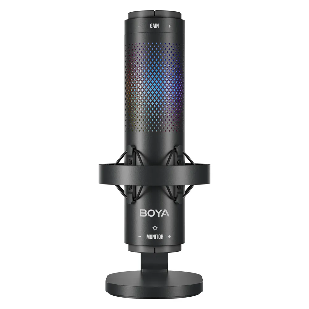 Mikrofon BOYA K9 USB-C Supercardioid Omnidirektional RGB mit Antipop