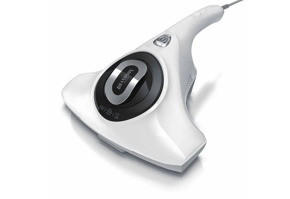 Brandson Matratzenreinigungsgerät Milbenstaubsauger, UV Sterilisation, Milbensauger, Sterilisationslicht, 300 W, beutellos, Matratzensauger für Allergiker, desinfiziert Betten, Polstermöbel uvm.