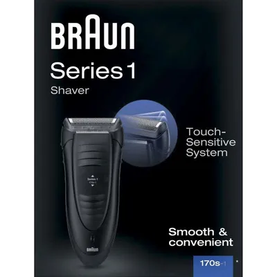 Gesichtsrasierer Braun Series 1 170 Netzbetrieb Nass und Trocken Präzisionstrimmer Waschbar