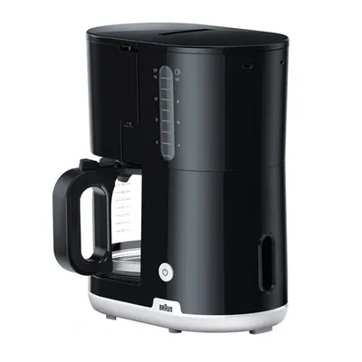 Braun KF1100 Filterkaffeemaschine, 10 Tassen, 1000 W, Schwarz