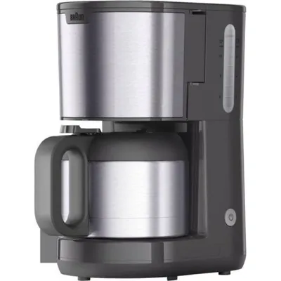 Filterkaffeemaschine Braun IDCollection KF 1505 GY 1,2 L 13 Tassen Edelstahl Schwarz