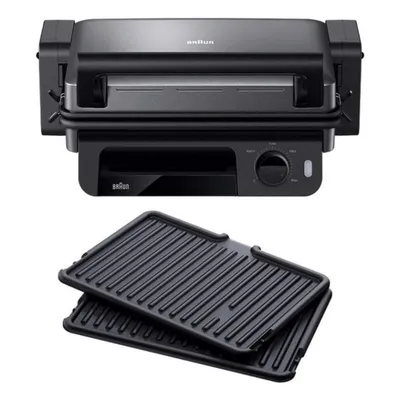 Kontaktgrill Braun MultiGrill 5 abnehmbare Platten 2000 W Antihaft