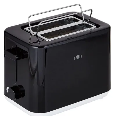 Braun Breakfast1 HT 1010 Toaster 2 Scheiben 900 W Schwarz