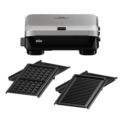 Sandwichmaker Braun SM5006 800W Schwarz, Silber