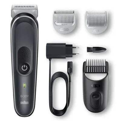 Bodygroomer Braun BG5340 Kabellos 100min Nass- und Trockenrasur 3 Aufsteckkämme Schnellladung
