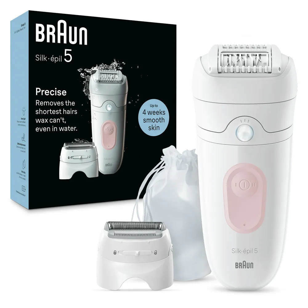 Braun Silk·épil 5 5-030 Weiß/Flamingo