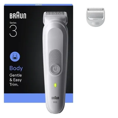 Bodygroomer Braun Series 3 80789709 Kabellos 80min Nass- und Trockenrasur Wasserdicht