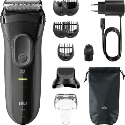 Braun Series 3+ 3000BT Grau