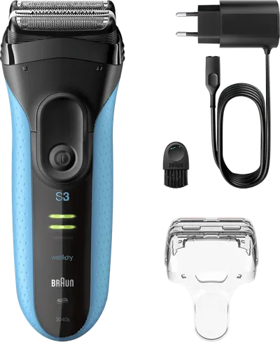Braun Series 3+ 3040S Blau