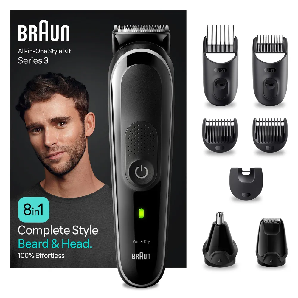 All-In-One Styling Set MGK3440, 8-in-1 Set für Bart und Haare