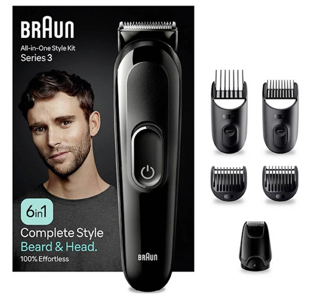 Braun Bartschneider All-in-One Style Kit MGK3420 Bart/ Bartschneider, Haarschneider