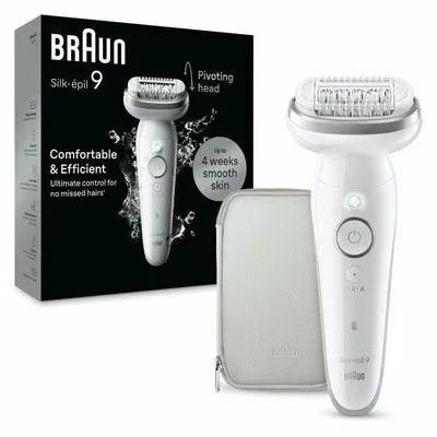 Epilierer Braun Silk-epil 9 9-011 Kabellos 2 Stufen Wet & Dry