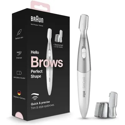 Gesichtsepilierer Braun FG1106 Kabellos 1 Stufe 2 Aufsätze