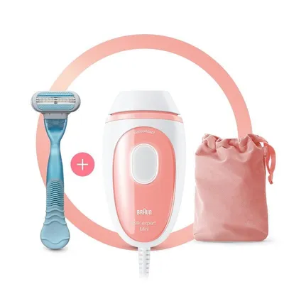 IPL Haarentfernung Braun Silk-expert Mini PL1014 3 Stufen Kompakt