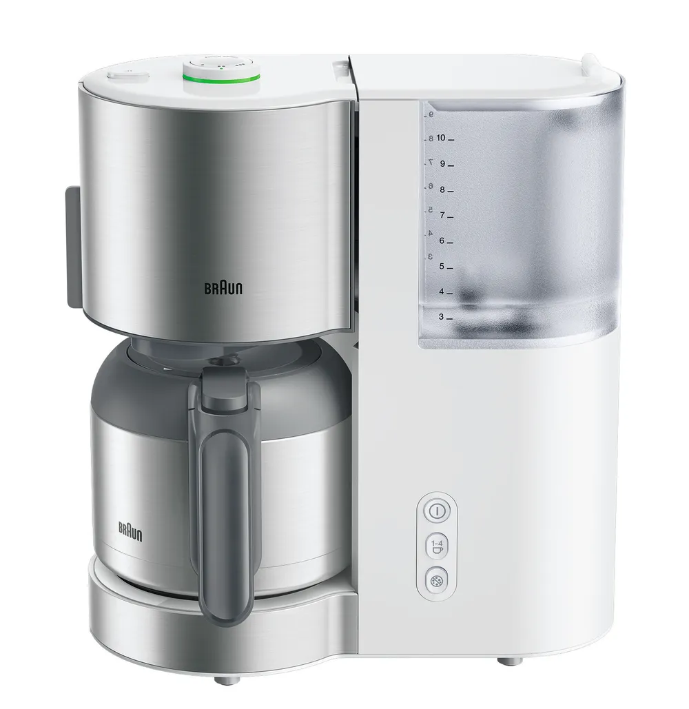 IDCollection KF 5105 weiß/Edelstahl Filterkaffeemaschine