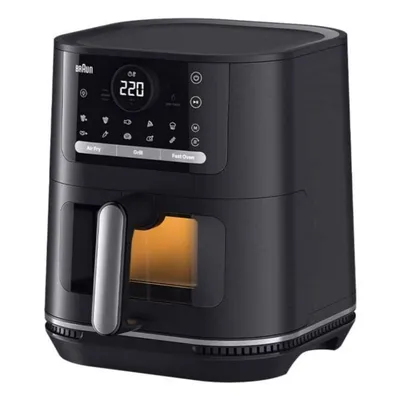 Heißluftfritteuse Braun HF 5075 6L 2000W mit 20 Programmen und Keramikbeschichtung