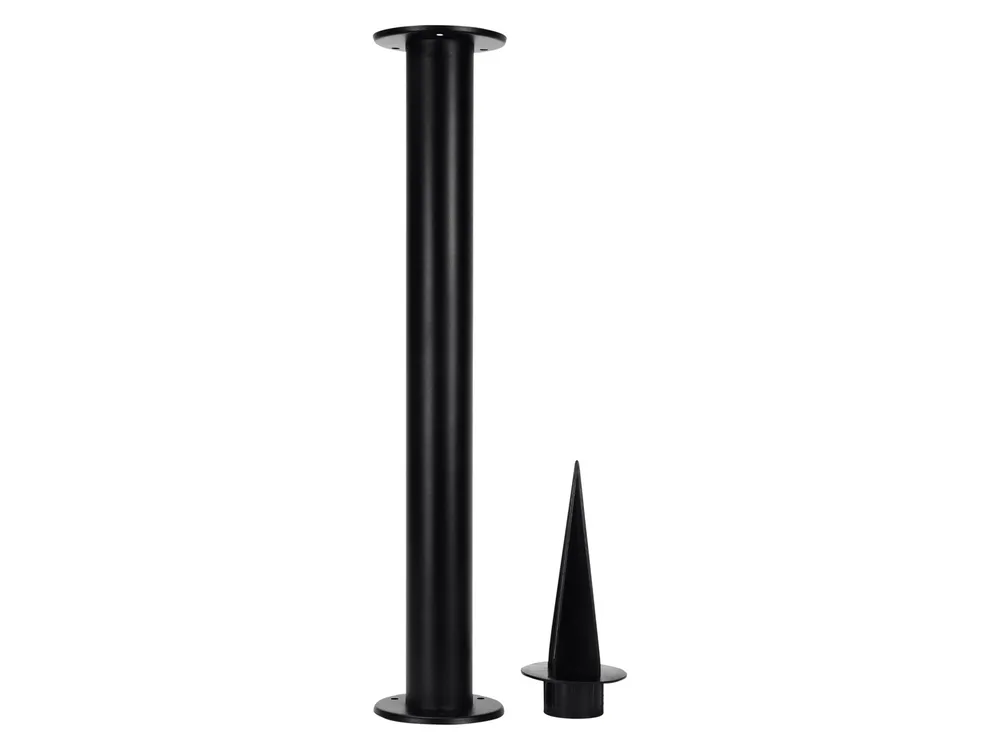 BRENDZ M&M Erdspieß Floor Mount Black, 50 cm, schwarz