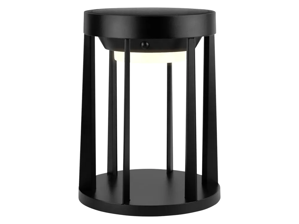 BRENDZ M&M Solar LED-Tischleuchte, Vela & Crux, 100/500/1000 lm, 3000 K, IP65