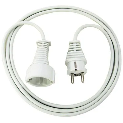 Verlängerungskabel Brennenstuhl 2 m weiß mit CEE7/7-Stecker