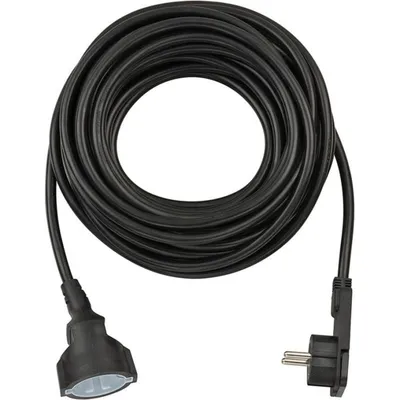 Verlängerungskabel Brennenstuhl 10 m Kinderschutz flacher Stecker schwarz