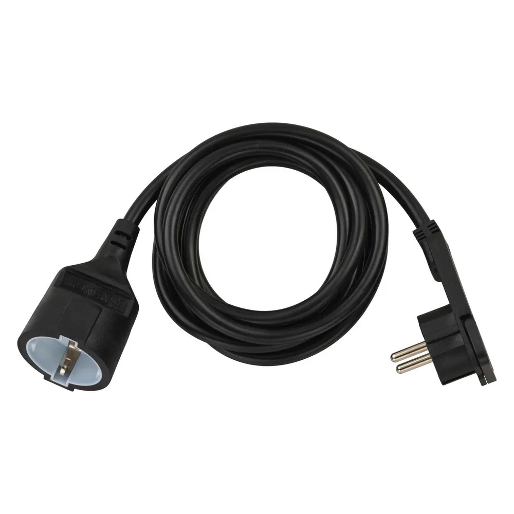 Verlängerungskabel Brennenstuhl 2 m Schwarz Flacher Stecker