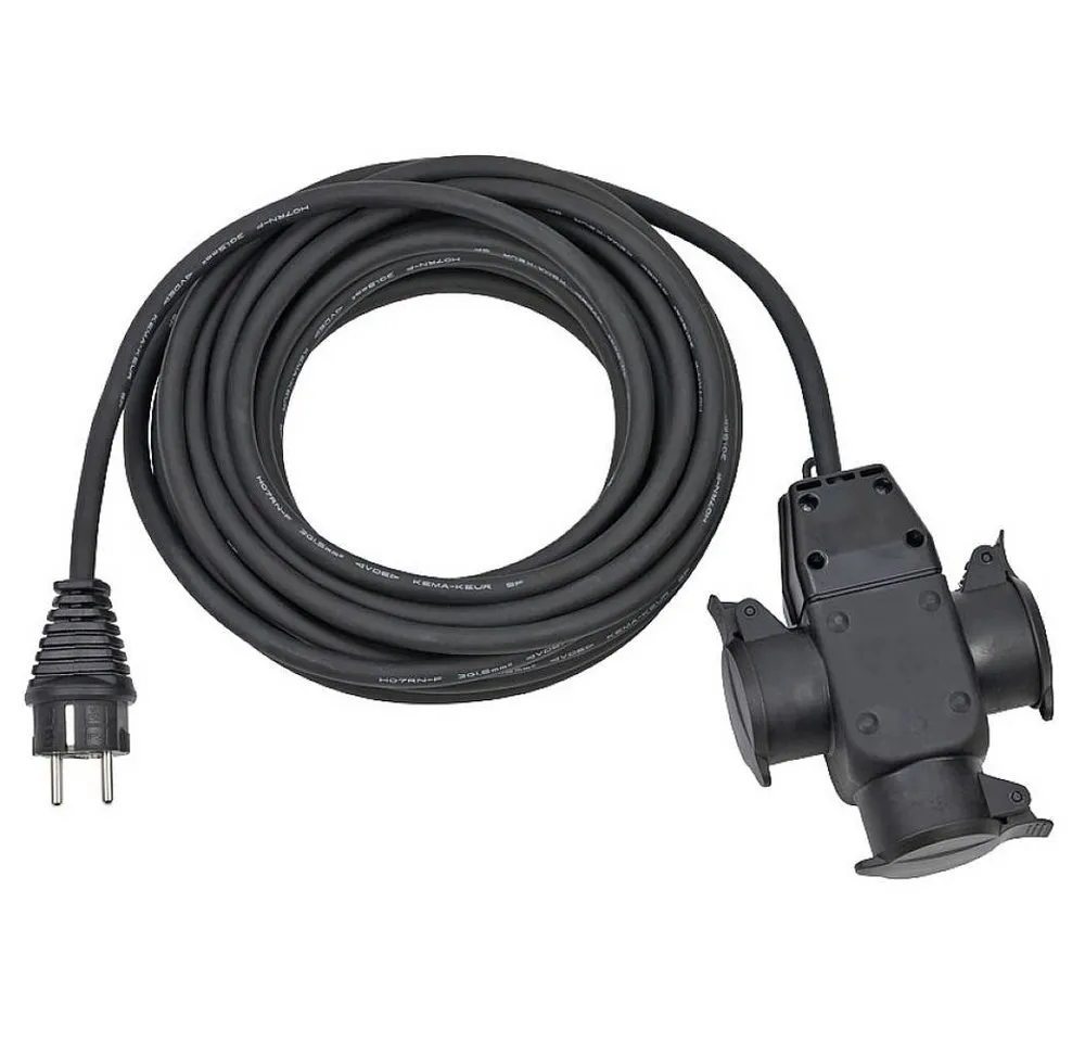 Brennenstuhl Baustellen-Verlängerungskabel 10 m 1167810301 Verlängerungskabel