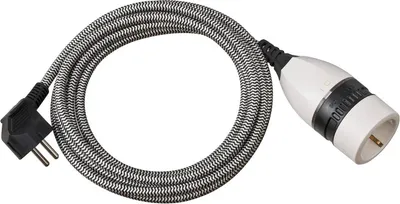 Brennenstuhl Verlängerungskabel, Typ EF (Konturenstecker), (300 cm), für den Innenbereich