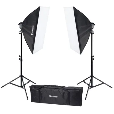 Beleuchtungsset Bresser BR-2246B 2250W Softbox 60x90cm 10 Lampen