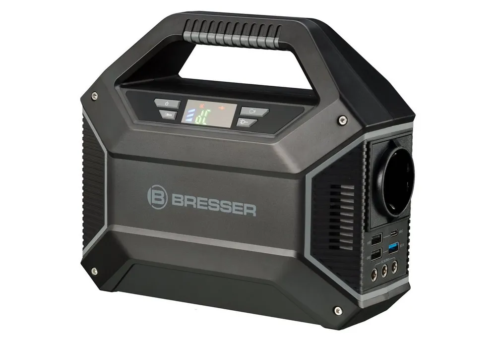 BRESSER BRESSER Mobile Power Station tragbarer Stromspeicher 100 Watt Powerstation 13000 mAh