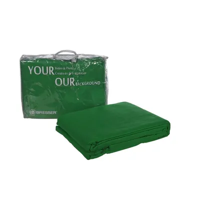 Bresser Y-9 Green Screen Chroma Key Hintergrund 3x4m