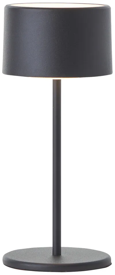 BRILLIANT LED-Akku-Tischleuchte Helio, 2 W, 210 lm, 3000 K, IP20, Metall, schwarz