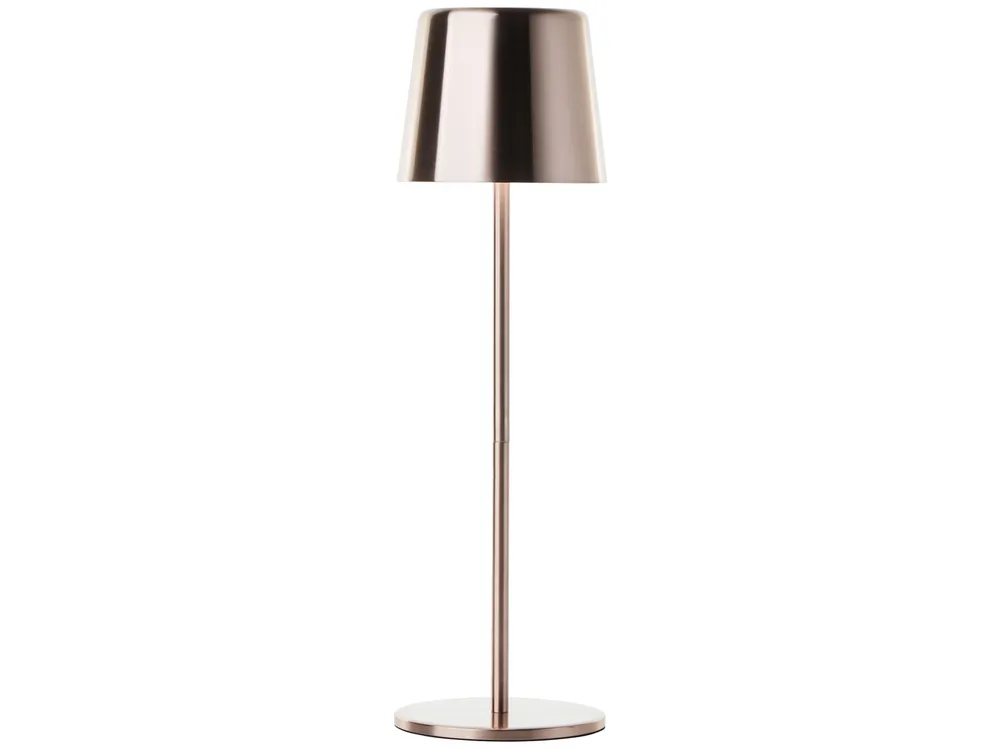 BRILLIANT LED-Akku-Tischleuchte Xaana, 4W, 300lm, CCT, Kupfer-hell
