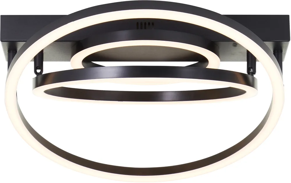 BRILLIANT LED-Deckenleuchte Pedley, 29,8 W, 3000 K, EEK: E, 3800 lm, IP20, schwarz