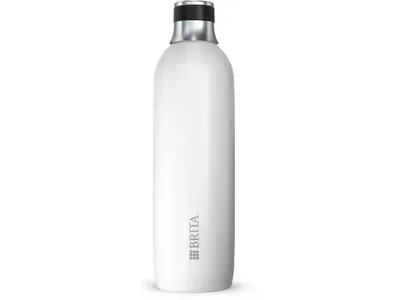 Edelstahlflasche weiß (1l) für sodaTRIO Wassersprudler
