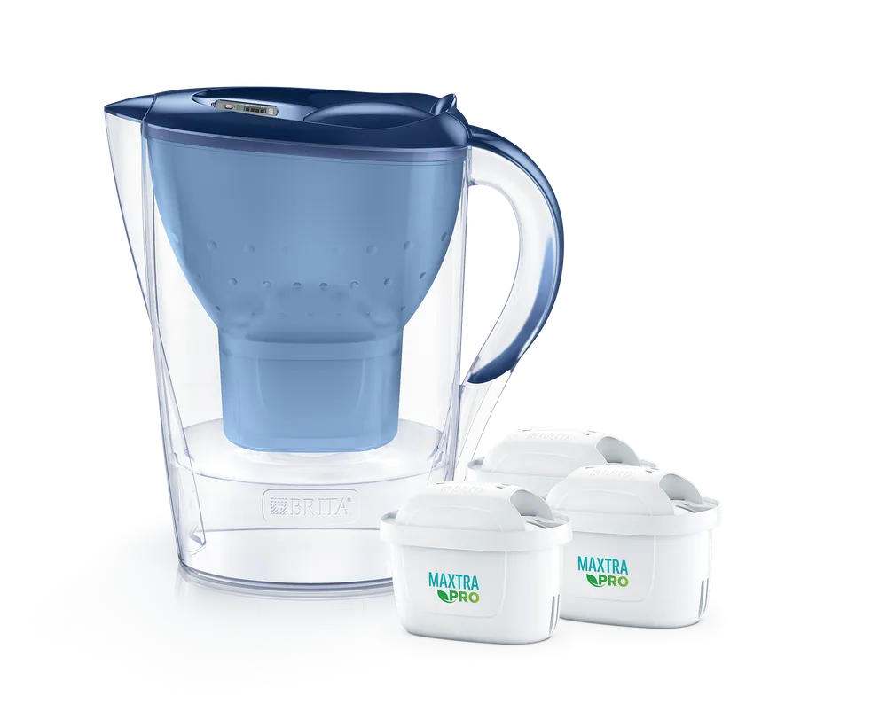 Marella blau (2,4l) inkl. 3 MAXTRA PRO All-in-1 Kartusche Wasserfilter