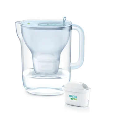 Wasserfilter-Kanne Style eco gletscherblau (2,4l) inkl. 1 MAXTRA PRO All-in-1 Kartusche