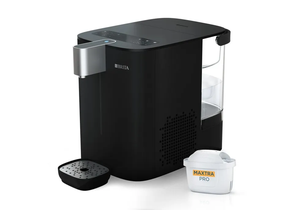 BRITA Heißwasserspender YOURCE Cool Wasserspender für zuhause inkl. UV-C und MAXTRA PRO Filter, 5.3 l, inkl. Wasser-Kühler, Tassen- & Temperatureinstellung