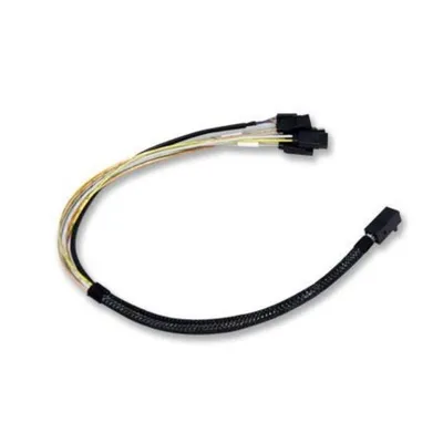 Kabel Adapter SAS Broadcom L5-00219-00 SFF-8643 zu 4x SATA 7-pin Schwarz
