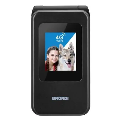 Telefon Brondi 10281080 4G Dual SIM 2.8" Schwarz Metall