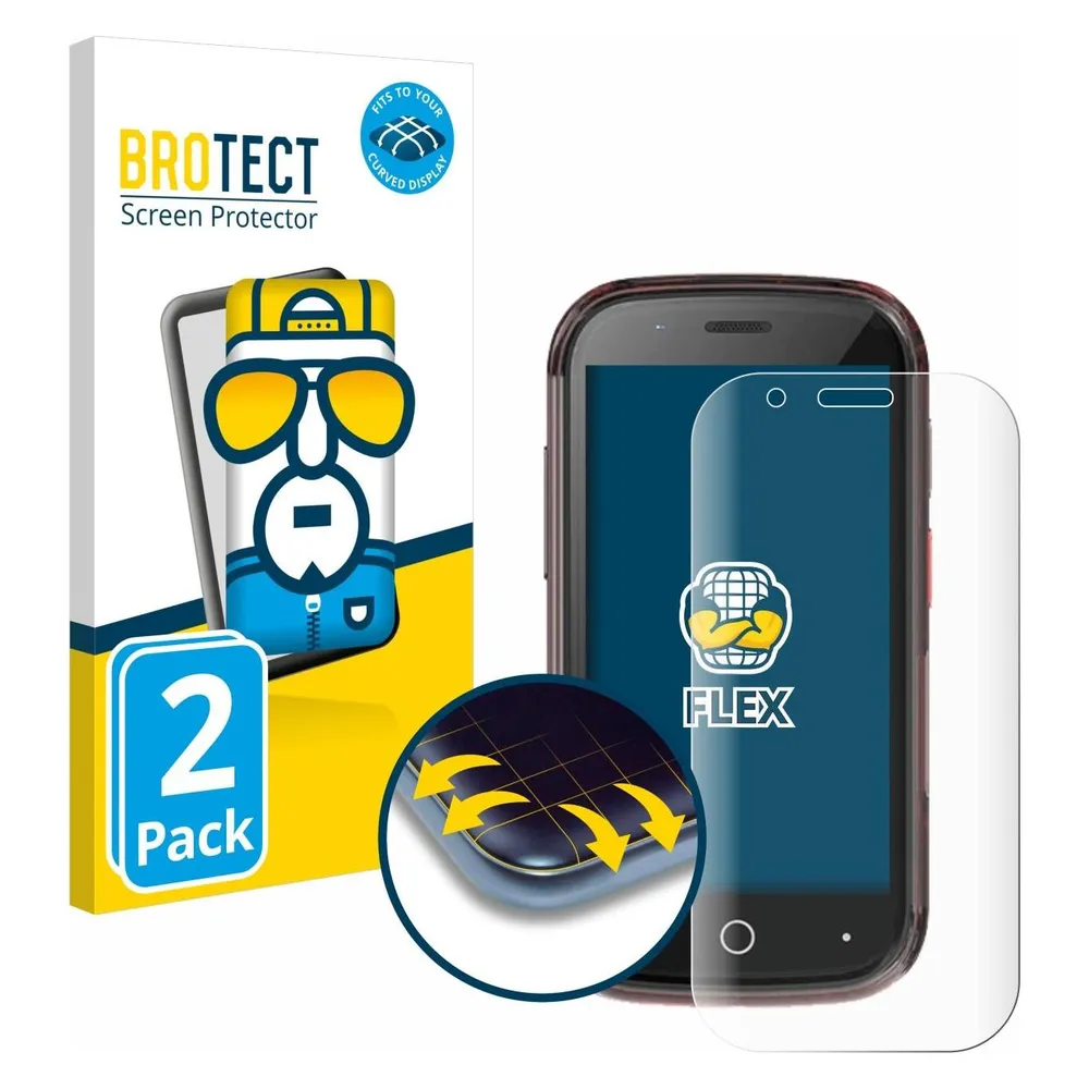Brotect Full-Cover Displayschutz (Unihertz Jelly 2)