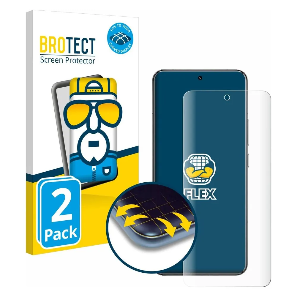 Brotect Full-Cover Displayschutz (Xiaomi 14 Pro)