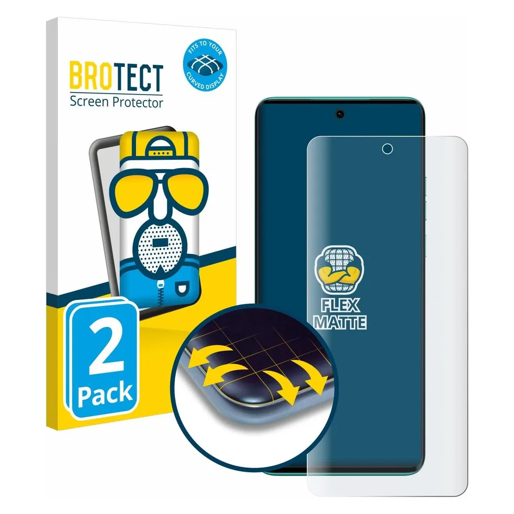 Brotect Full-Cover Displayschutz Matt (Motorola Edge 40 Neo)