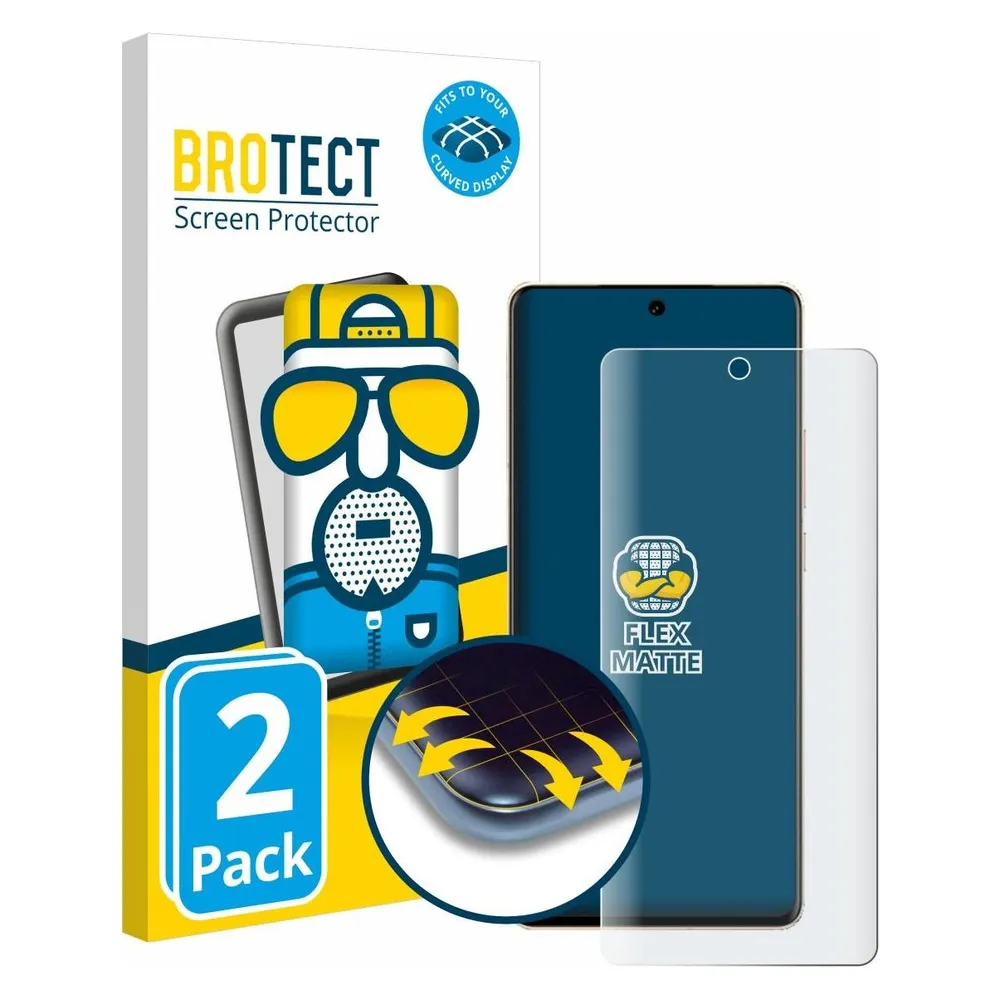 Brotect Full-Cover Displayschutz Matt (Vivo X100 Pro)