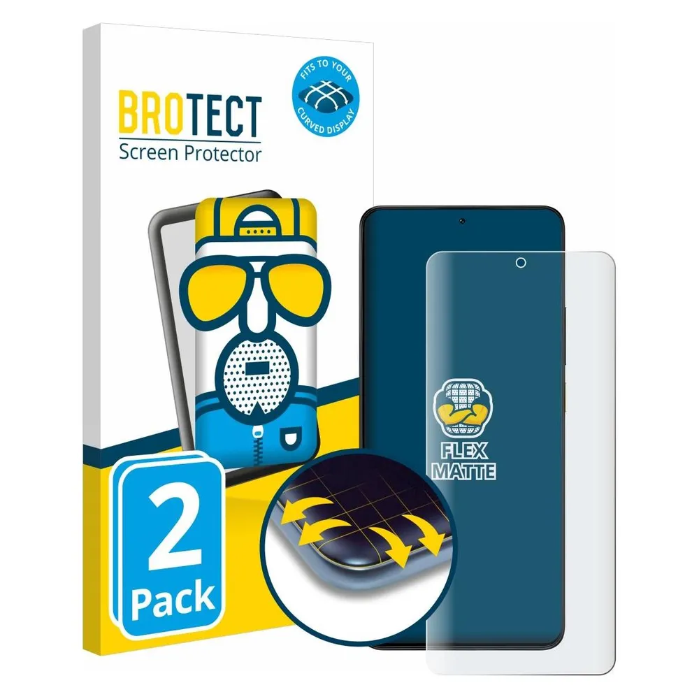 Brotect Full-Cover Displayschutz Matt (Xiaomi Poco X6 Pro)