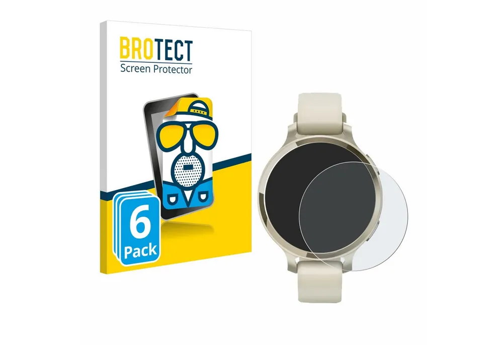 BROTECT Displayschutzfolie Schutzfolie für Garmin Lily 2 Active, 6 Stück, Displayschutz Schutz Folie Matt Entspiegelungsfolie