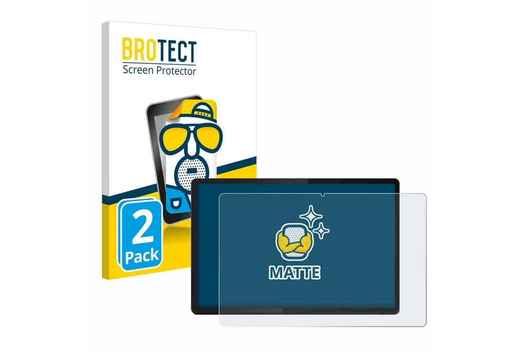 BROTECT Displayschutzfolie Schutzfolie für Lenovo Idea Tab Pro 12.7", 2 Stück, Displayschutz Schutz Folie Matt Entspiegelungsfolie