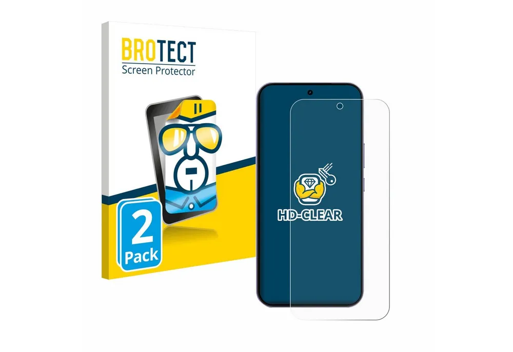 BROTECT Displayschutzfolie Schutzfolie für realme 16 Pro, 2 Stück, Displayschutz Schutz Folie Klar Transparent