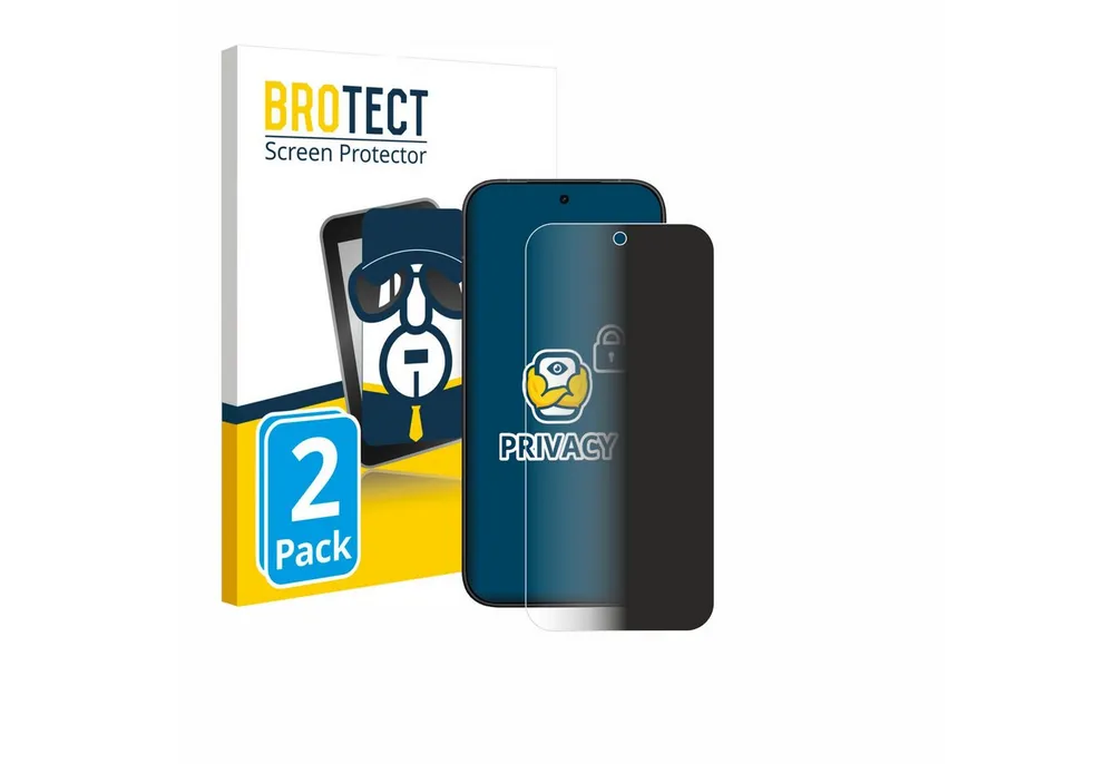 BROTECT Displayschutzfolie Sichtschutzfolie für Xiaomi Poco X8 Pro, 2 Stück, Anti-Spy Privacy Sichtschutz Blickschutzfolie Blaulicht-Schutz
