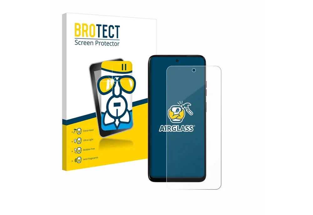 BROTECT Displayschutzglas Folie für Motorola Moto G05, Schutzfolie Glas Panzer Display Schutz klar
